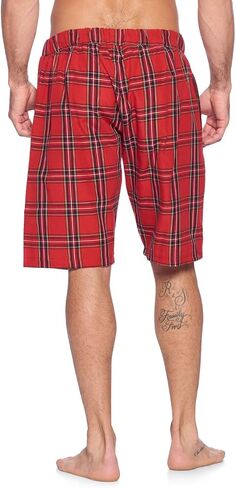 شورت بوكسر رجالي للنوم من Ashford & Brooks | قيعان بوكسر PJ Jammies منقوشة منسوجة in Saudi Arabia