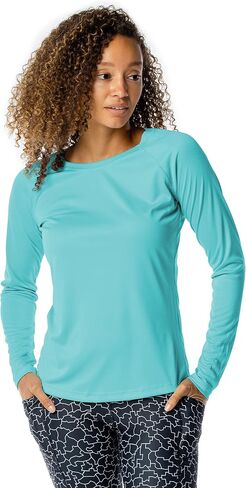 تي شيرت نسائي من Vapor Apparel بعامل حماية من أشعة الشمس فوق البنفسجية 50+ وأكمام طويلة وأداء مناسب للرياضة والخارج in Kuwait