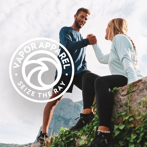 تي شيرت نسائي من Vapor Apparel بعامل حماية من أشعة الشمس فوق البنفسجية 50+ وأكمام طويلة وأداء مناسب للرياضة والخارج in Kuwait