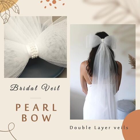 YAEISM Wedding Veil Comb Bridal Glitter Cathedral Veil Sprakly Bachelorette Veil Rhinestones Pearls Hair Comb for Brides in Saudi Arabia