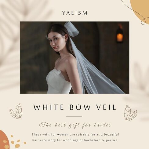 YAEISM Wedding Veil Comb Bridal Glitter Cathedral Veil Sprakly Bachelorette Veil Rhinestones Pearls Hair Comb for Brides in Saudi Arabia