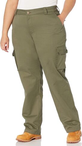 Dickies Women's Plus Size Relaxed Fit Stretch Cargo Straight Leg Pant in Saudi Arabia
