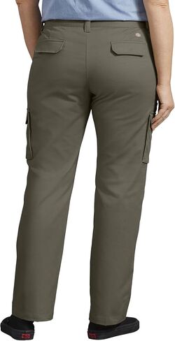 Dickies Women's Plus Size Relaxed Fit Stretch Cargo Straight Leg Pant in Saudi Arabia