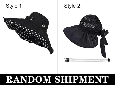 Bienvenu UPF 50+ قبعة شمسية نسائية ذات حافة كبيرة، قبعات بستنة قابلة للطي على الشاطئ in Kuwait