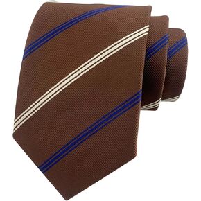 Elfeves Men's Striped Ties 3.15" Formal Business Designer Wedding Groomsmen Neckties in Kuwait
