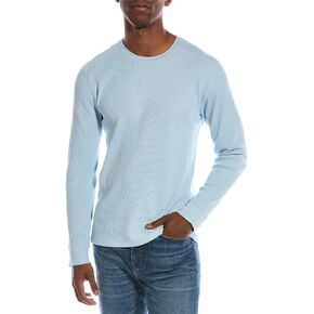 Vince Men's Mini Stripe L/S Crew