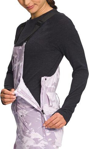THE NORTH FACE Women's Freedom Bib (Standard and Plus Size), Lavender Fog Tonal Mountainscape Print, Lavender Fog Tonal Mountainscape Print Small Regular in Saudi Arabia