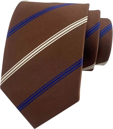 Elfeves Men's Striped Ties 3.15" Formal Business Designer Wedding Groomsmen Neckties in Kuwait