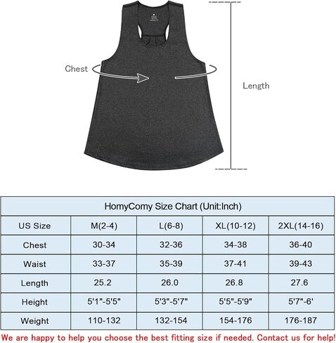 قمصان بدون أكمام للسيدات من HomyComy، قمصان خفيفة الوزن بدون أكمام، قمصان فضفاضة مناسبة للجري الرياضي والتنس واليوجا in Kuwait