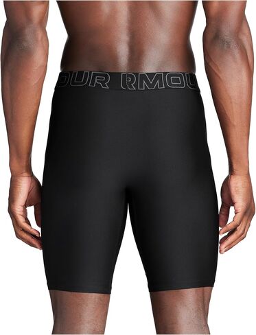 ملابس داخلية قصيرة للرجال من Under Armour مصنوعة من نسيج شبكي طويل الساق، درزة داخلية 9 بوصات، راحة طوال اليوم وفائقة النعومة، عبوة من 3 قطع in Kuwait