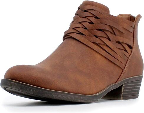 Nautica Women's Ankle Boot with Side Zipper - Stylish Dress Boot for Women | Featuring a Low Heel, Chic Design, and Versatile Sizing | The Perfect Ankle Bootie for Dressy and Casual Occasions - Alara in Saudi Arabia