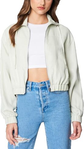 [BLANKNYC] womens Utility Jackets With Zipper Pocket Detail, Comfortable & Stylish Clothing Coats in Saudi Arabia