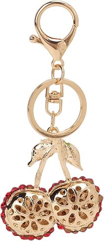 Pssopp Rhinestone Keychain Cherry Key Ring Rhinestones Stylish Pendant Cute Fashion Hanging Pendants for Car Purse Backpack in Kuwait