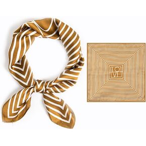 Pemilosci Fashion Hair Scarf for Women Soft Silk Feeling Head Scarves Head Wrap Square Bandanas 21 x 21 inches in Kuwait