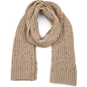 Funky Junque Womens Scarf Soft Warm Knit Winter Tie Dye Confetti Boucle Shawl Wrap in Saudi Arabia