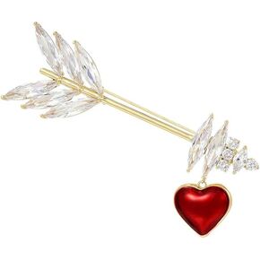 UNVAK Rhinestone Brooch for Women Rhinestone Brooches Pins Crystal Lapel Pin Jewelry Christmas Valentine's Day Gift for Wife Girlfriend in Kuwait