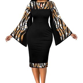 IbuduSexy الفساتين الأفريقية للنساء القبلية الأفريقية طباعة المرقعة الملابس الأفريقية Bodycon اللباس