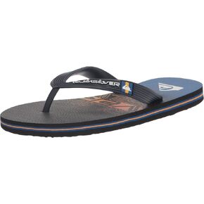 شبشب Quiksilver للأطفال من الجنسين من Molokai Art Youth Flip-Flop