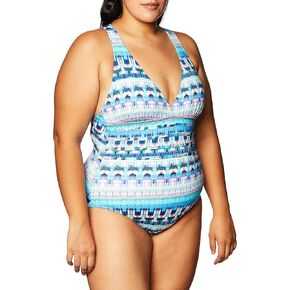 La Blanca Women's Multi Strap Cross Back One Piece Swimsuit