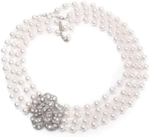 Utopiat Holly Golightly Mini 3 Piece Pearl Jewelry Costume Flapper Set for Girls Inspired by Audrey Style in Kuwait