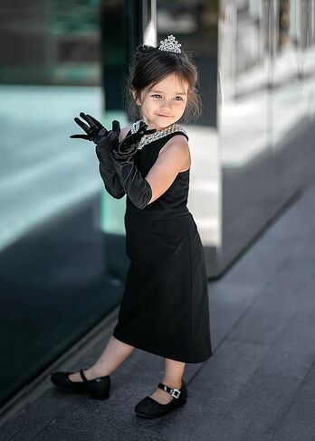 Utopiat Holly Golightly Mini 3 Piece Pearl Jewelry Costume Flapper Set for Girls Inspired by Audrey Style in Kuwait