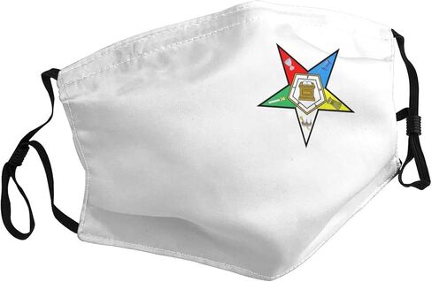 قابل للتعديل OES Lady Magic Sister Mother Day Order of Eastern Star قناع الوجه غطاء الفم الواقي قناع الوجه للجنسين in Saudi Arabia