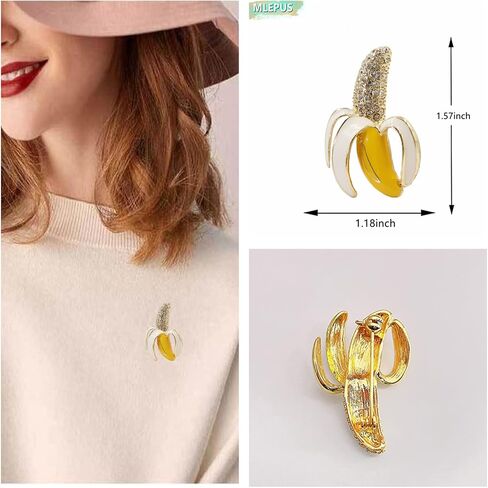 Animal brooch Women's Fashion Unique Crystal Rhinestone Vintage Enamel Lapel Safety Pin, Clothing Jewelry Clothing Backpack Jacket Hat Decoration DIY in Saudi Arabia