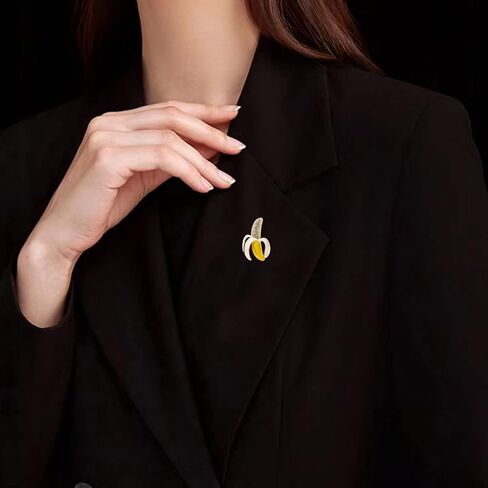 Animal brooch Women's Fashion Unique Crystal Rhinestone Vintage Enamel Lapel Safety Pin, Clothing Jewelry Clothing Backpack Jacket Hat Decoration DIY in Saudi Arabia