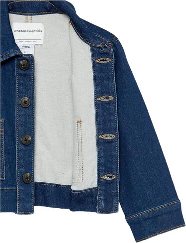 Amazon Essentials Unisex Kids and Toddlers' Relaxed Fit Denim Chore Jacket in Saudi Arabia