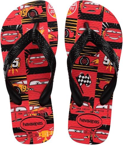 Havaianas Unisex-Child Pixar Cars Sandal Ruby Red/Black Flip Flop in Saudi Arabia