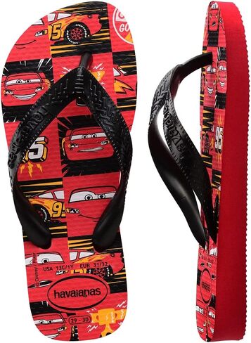 Havaianas Unisex-Child Pixar Cars Sandal Ruby Red/Black Flip Flop in Saudi Arabia