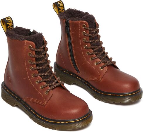 Dr. Martens 1460 Serena (Little Kid/Big Kid) Light Brown 1 UK (US 2 Little Kid) M in Saudi Arabia
