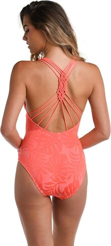 La Blanca Women's Multi Strap Cross Back One Piece Swimsuit in Saudi Arabia