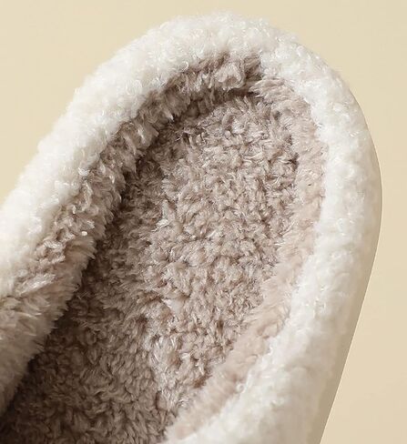 Women's Plush Heart Love Slippers - Blue Eyes Mushroom Cat Ears Retro Memory Foam Soft Plush Home Shoes in Saudi Arabia