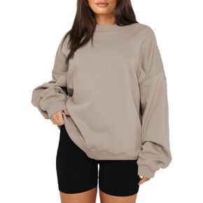 AVALEBETI Oversized Sweatshirt for Women Fleece Crewneck Long Sleeve Loose Casual Pullover Top Fall Winter Trendy 2023