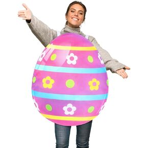 Cozypower Easter Egg Costume for Adult Colorful Easter Egg Suit Funny Cosplay Outfit for Easter Party Men Women in Kuwait