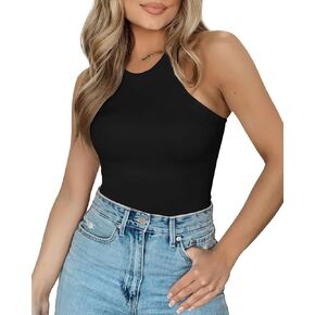 بدلة للجسم MISSJOY مثيرة برقبة دائرية بدون أكمام وبطانة مزدوجة للتخسيس والخروج in Kuwait