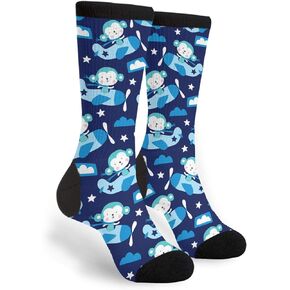MOLIAN Unisex Novelty Crew Socks Casual Funny Crazy Dress Socks