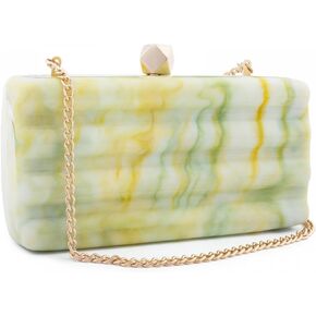 EROUGE Acrylic Clutch Purse for Women Marble Pearl Clutch For Formal Wedding Prom in Kuwait