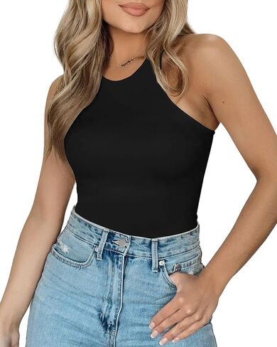 بدلة للجسم MISSJOY مثيرة برقبة دائرية بدون أكمام وبطانة مزدوجة للتخسيس والخروج in Kuwait