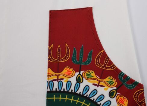 Women's Bodycon Dashiki African Midi Dresses Bohemian Vintage Club Dress with Pocket in Saudi Arabia