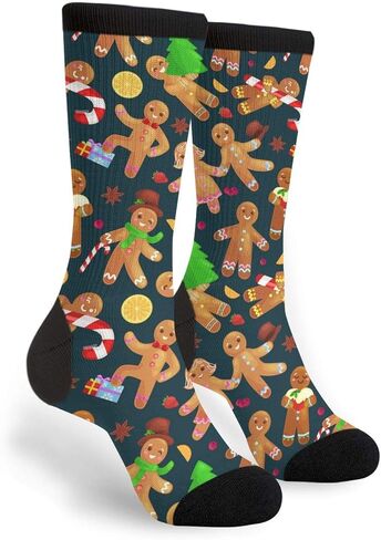 MOLIAN Unisex Novelty Crew Socks Casual Funny Crazy Dress Socks in Saudi Arabia