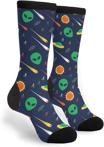 MOLIAN Unisex Novelty Crew Socks Casual Funny Crazy Dress Socks in Saudi Arabia