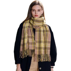 Longwu Women Soft Cashmere Wool Scarf Large Pashminas Shawl and Wrap Warm Stole Blanket in Kuwait