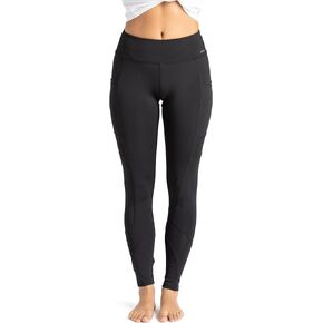 FITKICKS CROSSOVERS Active Lifestyle Leggings (Black, Large)