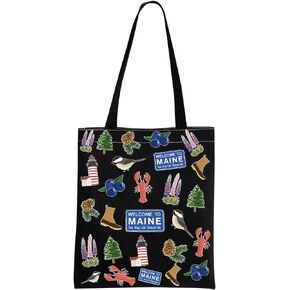 Maine State Gift for Maine Lovers Maine Travel Gift Maine Tote Bag Welcome to Maine Moving to Maine Gift