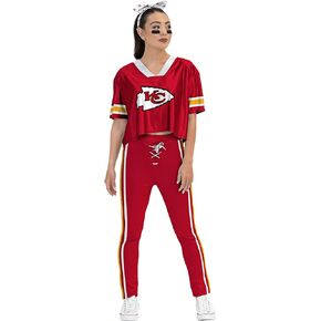 Jerry Leigh Women's Red Kansas City Chiefs Game Day Costume Set in Kuwait