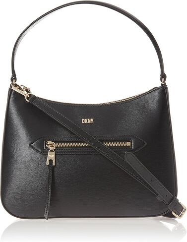 DKNY حقيبة تشيلسي هوبو، اسود/ذهبي in Saudi Arabia