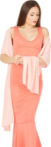 BlackButterfly الشيفون وصيفة الشرف الزفاف مساء شال التفاف in Kuwait