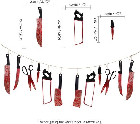 لافتة Hotcham Halloween الدموية من PVC لتزيين الهالوين مع مجموعة خفافيش إكسسوارات تزيين الهالوين السعيدة 4SET in Kuwait